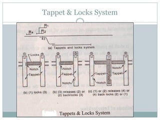 Key System: 
This is the simplest method of interlocking. The key locks are manipulated in this system 
Single lock and ke...