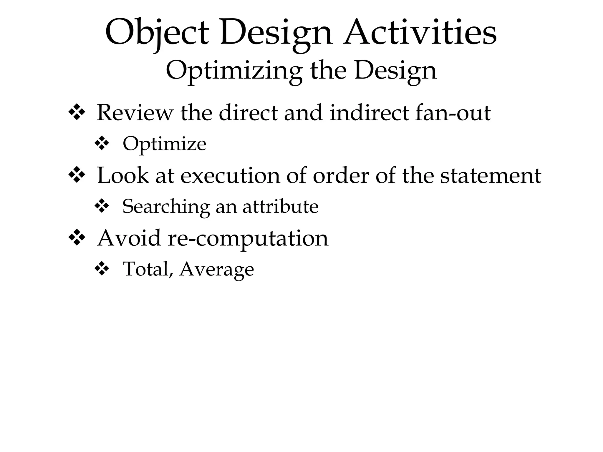 Object Oriented System Design | PPT