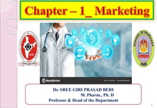 Dr. SREE GIRI PRASAD BERI
M. Pharm., Ph. D
Professor & Head of the Department
1
 