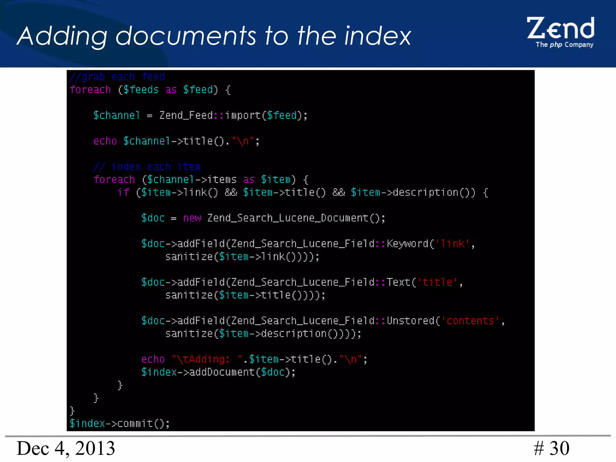 Adding documents to the index

Dec 4, 2013

# 30

 