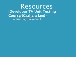 iOS Unit Testing