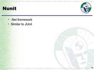 Nunit .Net framework Similar to JUnit 