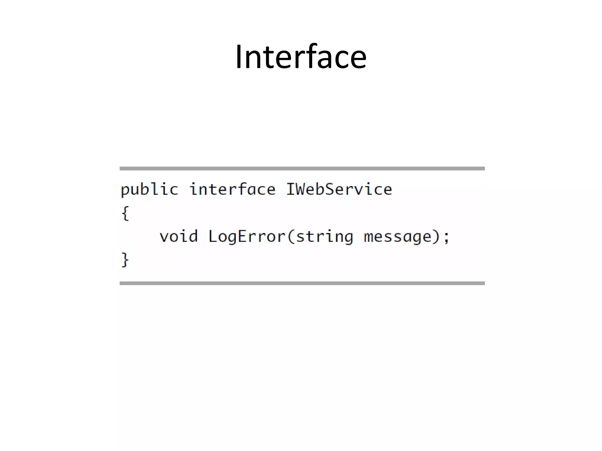 Interface
 