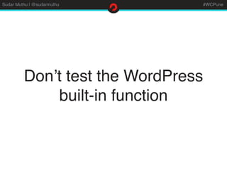 Unit testing for WordPress