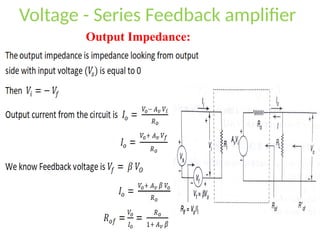 Voltage - Series Feedback amplifier
Output Impedance:
 
