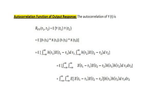 Spectral Characteristics and Power Spectral Density of Random Processes ...