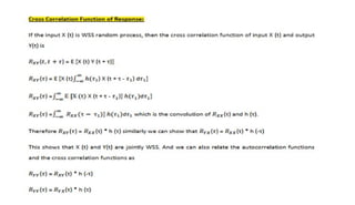 Spectral Characteristics and Power Spectral Density of Random Processes ...