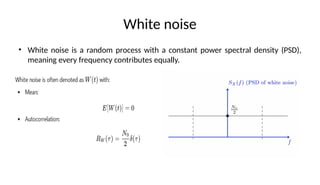 Spectral Characteristics and Power Spectral Density of Random Processes ...