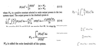 Spectral Characteristics and Power Spectral Density of Random Processes ...