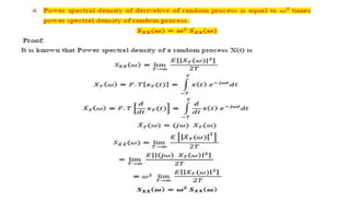 Spectral Characteristics and Power Spectral Density of Random Processes ...