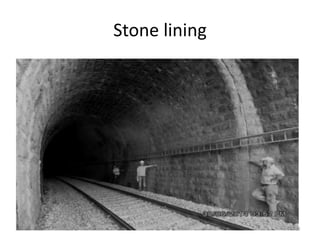 Stone lining
41
 