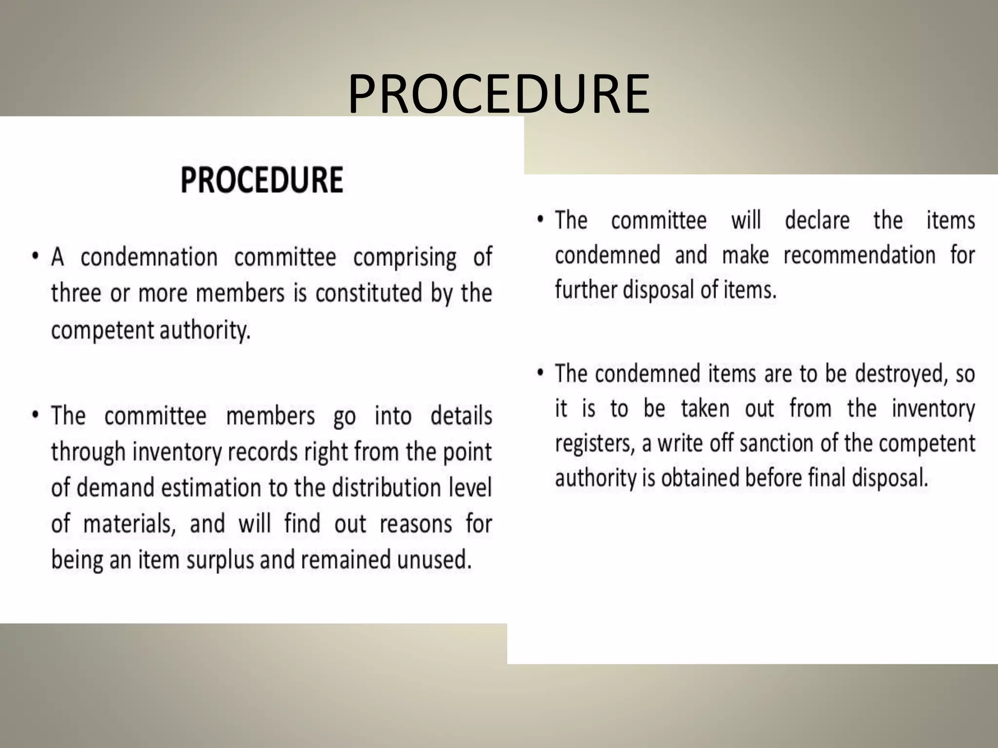 Unit vii condemnation process | PPTX