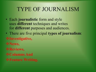 Journalism Methods Unit vii journalism | PPTX