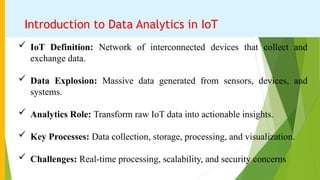 Unit-V IoT[1]- Data Analytics for Internet of things | PPTX