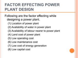POWER PLANT ECONOMICS AND ENVIRONMENTAL CONSIDERATIONS - SNIST | PPTX