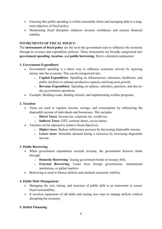 Unit - V Monetary and Fiscal Policy Dr.U.Ramesh.pdf