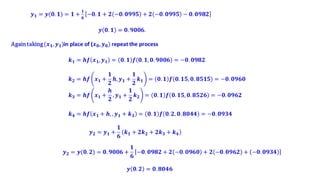 Numerical Solution of Ordinary Differential Equations | PDF