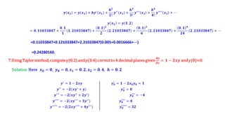 Numerical Solution of Ordinary Differential Equations | PDF
