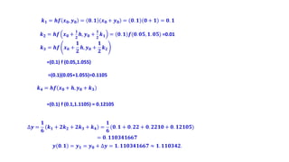 Numerical Solution of Ordinary Differential Equations | PDF
