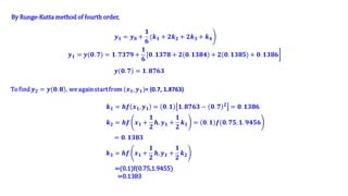 Numerical Solution of Ordinary Differential Equations | PDF