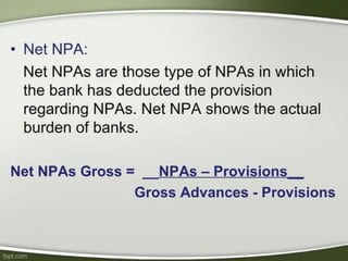 Introduction to Non performing assets Unit-V PPT.pptx