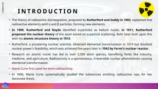 Radioactivity Ruthorforad Pharmaceutical Inorganic Chemistry: Unit-V Radiopharmaceuticals | PPTX