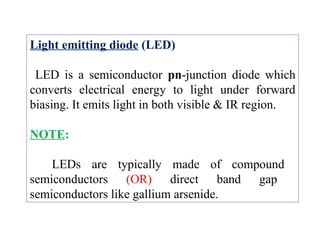 Comprehensive Overview of Semiconductor Devices: PN Junctions, LEDs ...