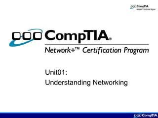 Unit01:
Understanding Networking
 