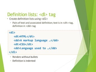WEB TECHNOLOGY:Web Essentials and Markup Language HTML | PPTX
