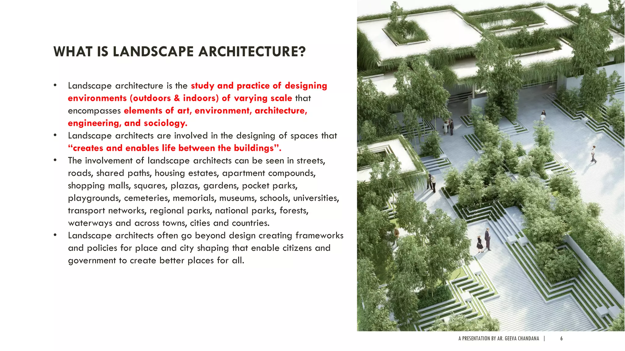 Unit 01 An Introduction to Landscape Architecture | PDF