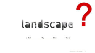 [ What ---------------------- Why ------------------ Where -------------------- How ]
A PRESENTATION BY AR. GEEVA CHANDANA | 4
 