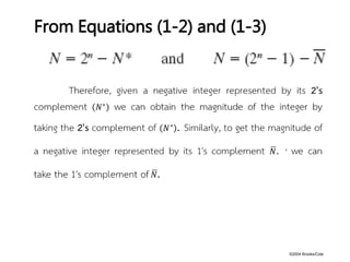 ©2004 Brooks/Cole
From Equations (1-2) and (1-3)
 