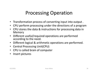 Comprehensive Overview of Computer Basics and Classifications | PDF