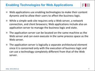 Unit 02: Web Technologies (2/2) | PDF