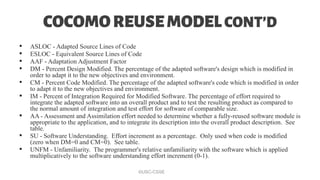 COCOMO methods for software size estimation | PDF