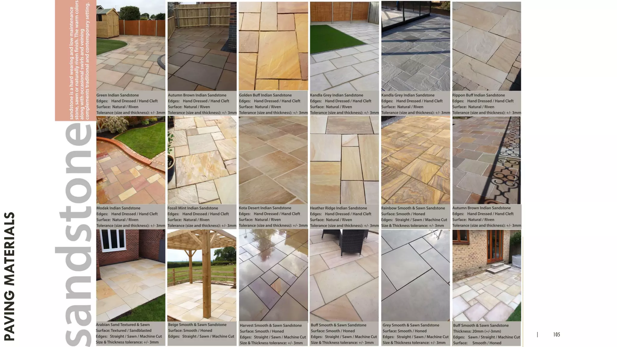 | 105
PAVINGMATERIALS
 