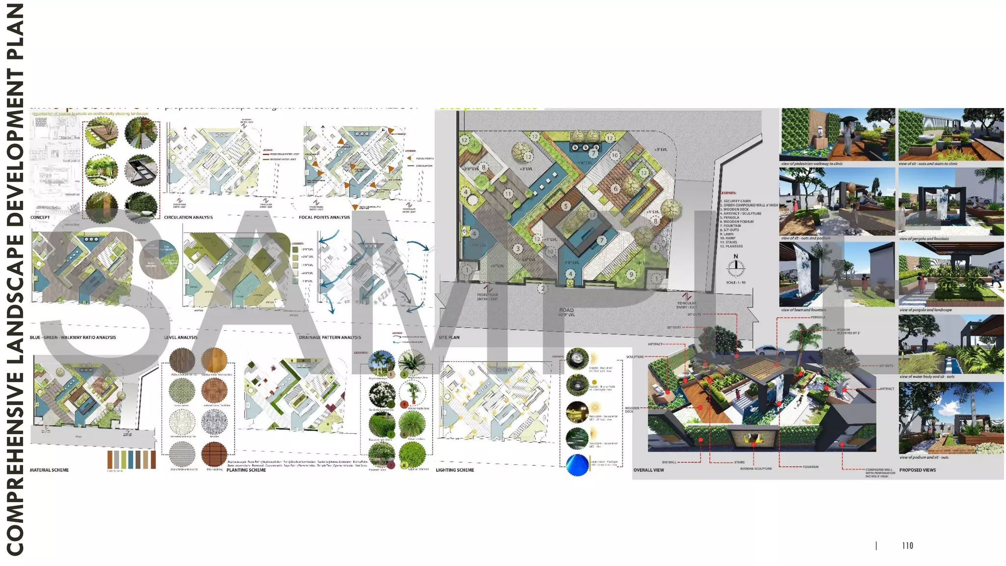 | 110
COMPREHENSIVELANDSCAPEDEVELOPMENTPLAN
 
