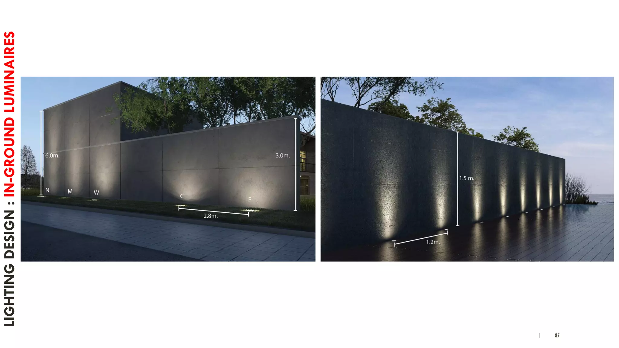 | 87
LIGHTINGDESIGN:IN-GROUNDLUMINAIRES
 