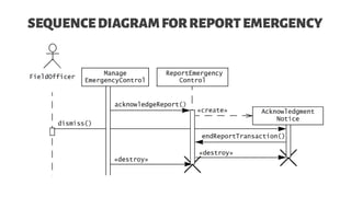 SEQUENCEDIAGRAMFORREPORTEMERGENCY
 