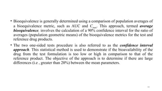 Unit 04 (Part 01) Bioavailability and Bioequivalence.pptx