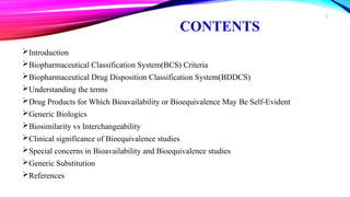 The biopharmaceutical classification of bcs | PPTX