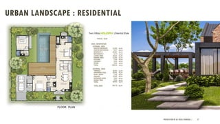 URBAN LANDSCAPE : RESIDENTIAL
PRESENTATION BY AR. GEEVA CHANDANA | 57
 