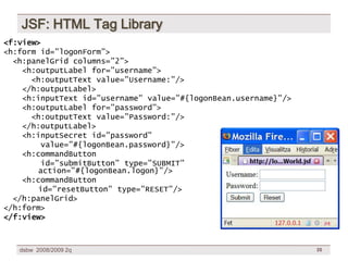 [DSBW Spring 2009] Unit 07: WebApp Design Patterns & Frameworks (3/3)