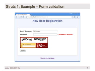 [DSBW Spring 2009] Unit 07: WebApp Design Patterns & Frameworks (3/3)