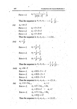 Unit07 arithmatic-and-geometric-sequence | PDF