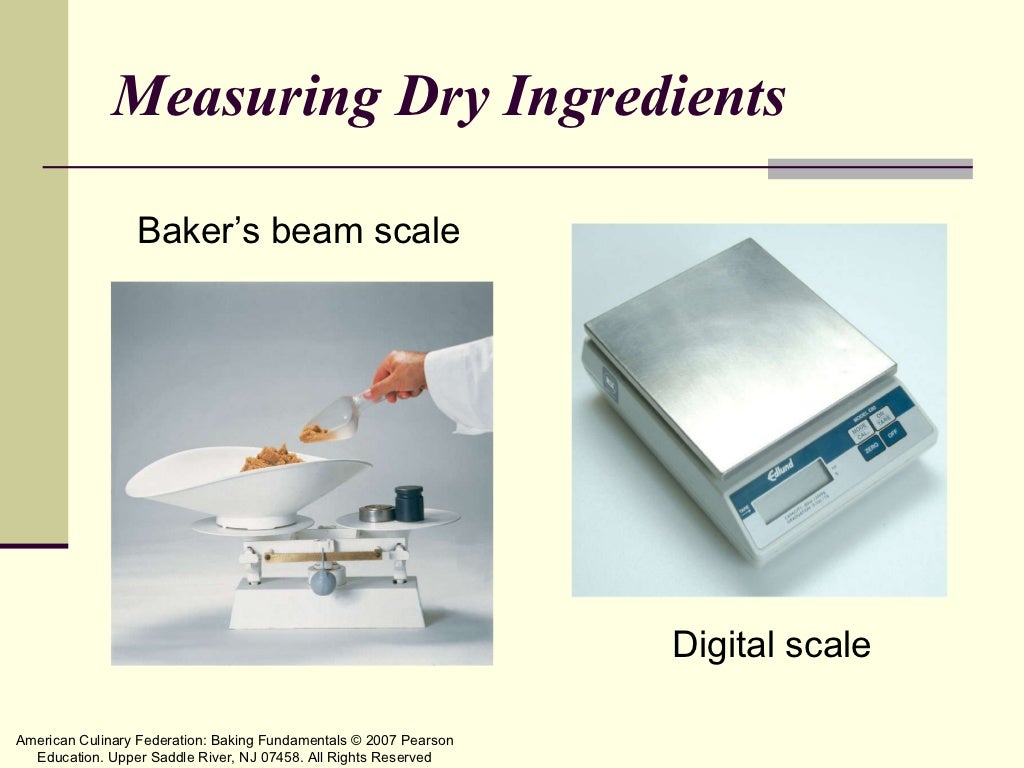 Baker's Percentage/Measurement