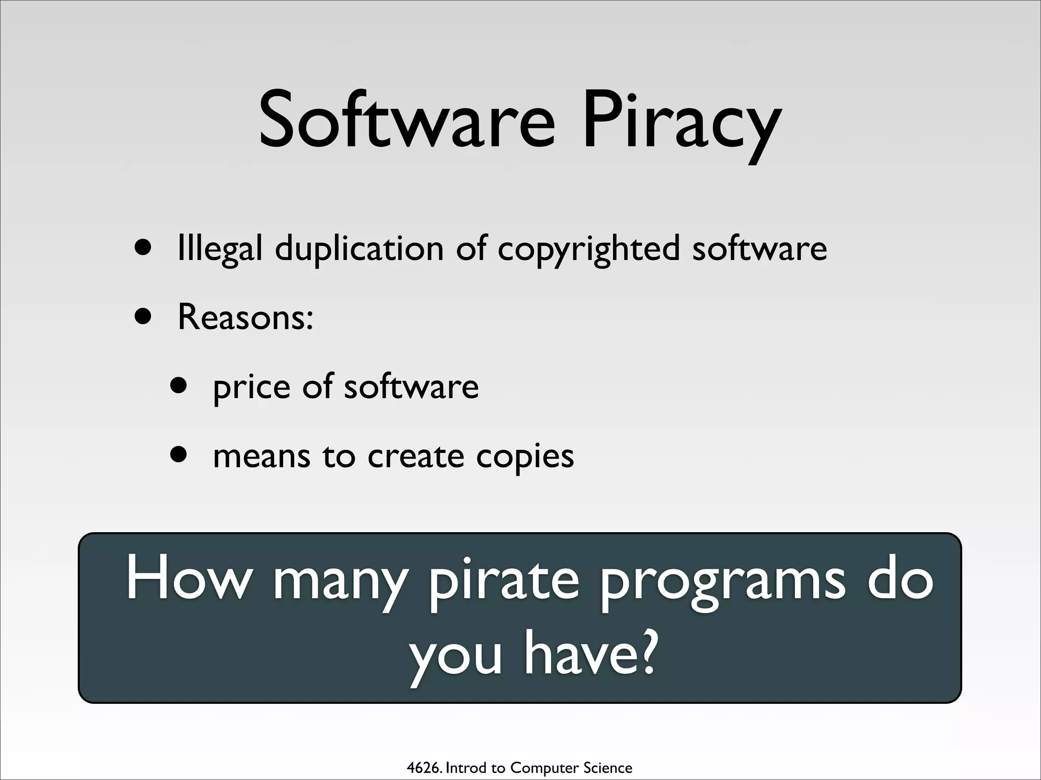Computer Security and Risks