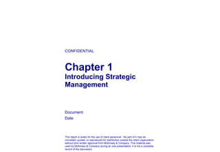 Chapter 1 Introducing Strategic Management 