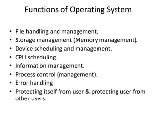 System Programing Unit 1 | PPTX