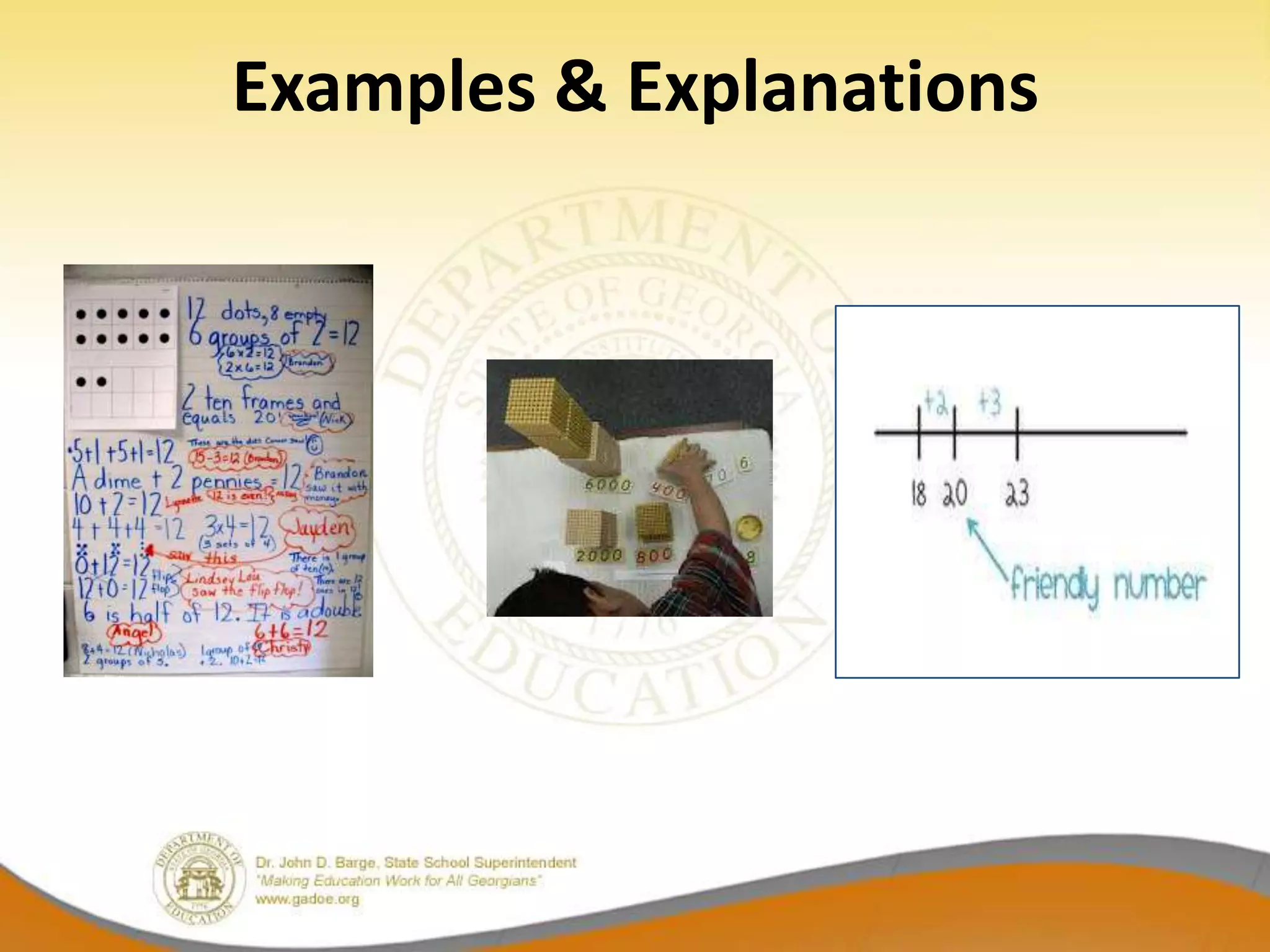 Examples & Explanations
 
